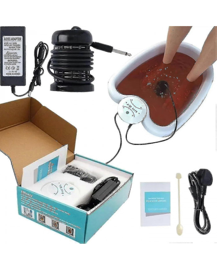 Ionic Foot Spa Détoxifie Et Nettoie À La Maison - Machine Ionique Detox Foot Spa Pour Détoxifier Votre Corps Et