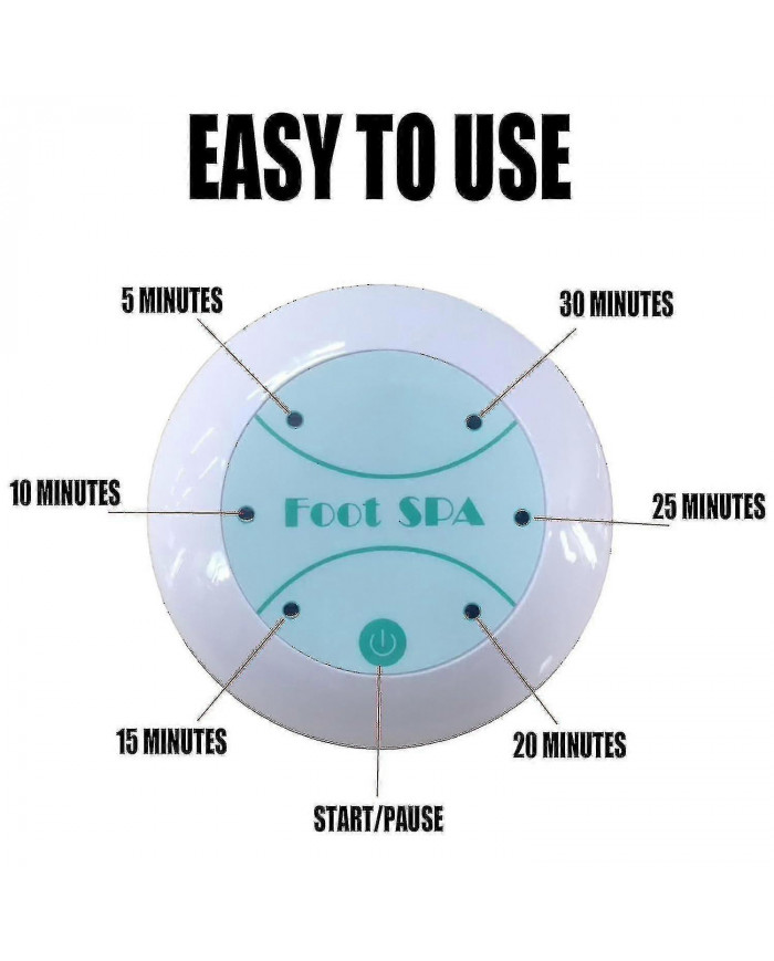 Ionic Foot Spa Détoxifie Et Nettoie À La Maison - Machine Ionique Detox Foot Spa Pour Détoxifier Votre Corps Et
