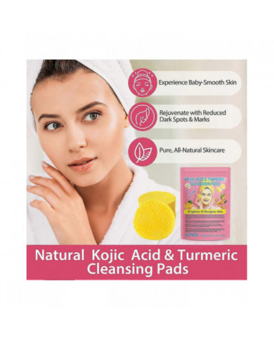 40-160pcs Curcuma Kojic Exfoliant Pads Outil Visage Soins du Visage