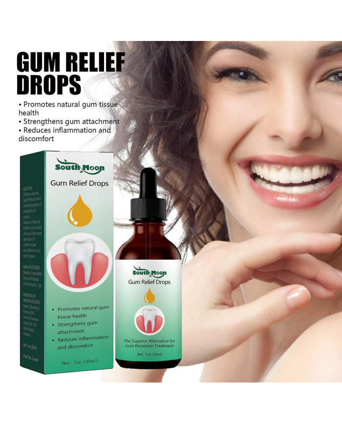 1 pcs Gouttes de repousse de la gomme, Rince-bouche liquide Natural Gum Restore, Gel de thérapie des gencives [...]