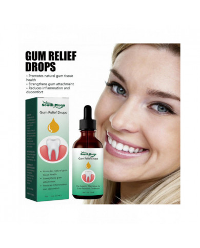 1 pcs Gouttes de repousse de la gomme, Rince-bouche liquide Natural Gum Restore, Gel de thérapie des gencives [...]