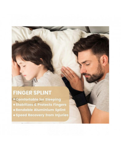 Attelles de doigt de déclenchement, attelles de doigt rose pour le soulagement de la douleur des doigts et les [...]