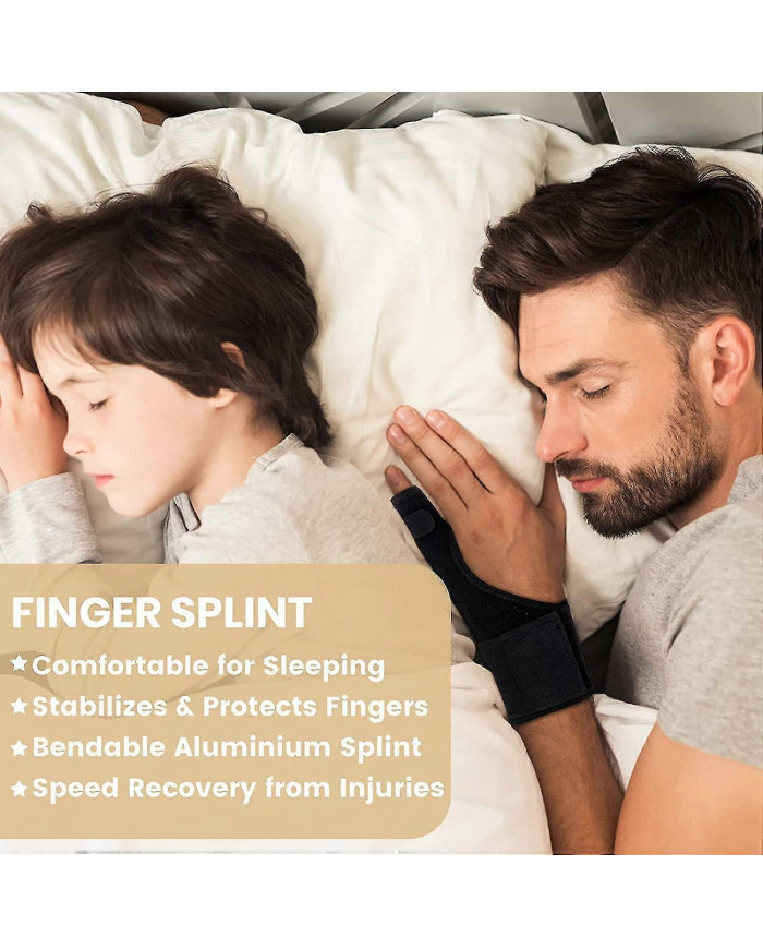 Attelles de doigt de déclenchement, attelles de doigt rose pour le soulagement de la douleur des doigts et les [...]