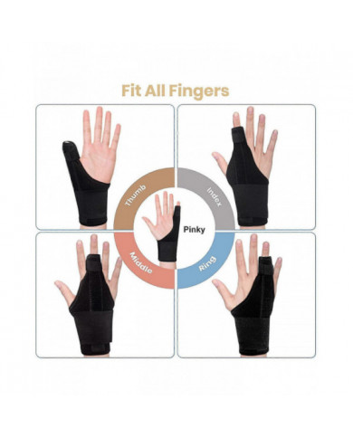 Attelles de doigt de déclenchement, attelles de doigt rose pour le soulagement de la douleur des doigts et les [...]