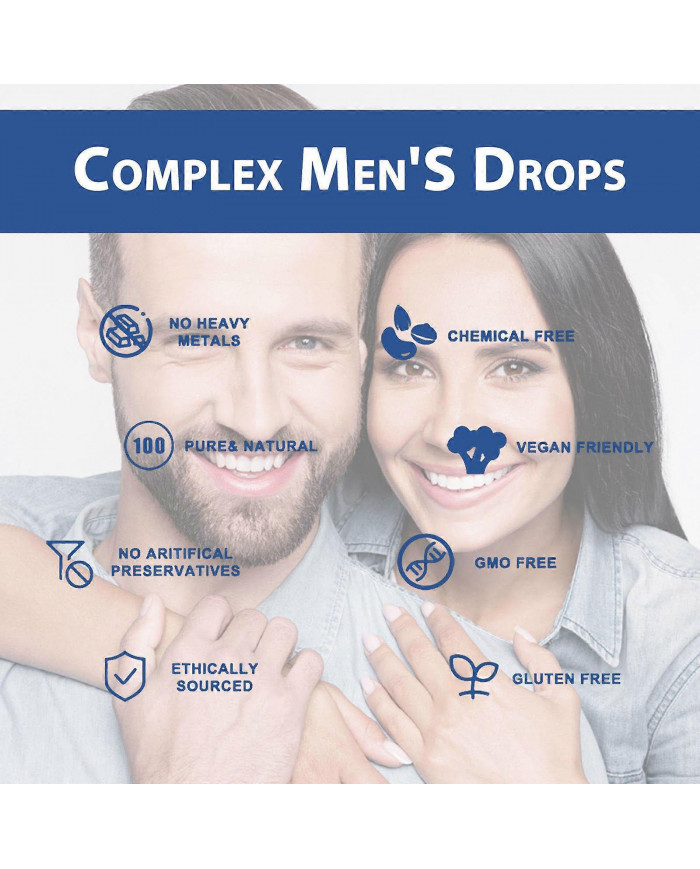 Men Drops Version Super Puissante Gouttes pour Hommes Forts 30Ml