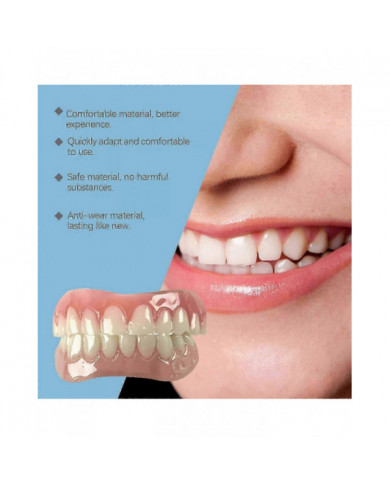 Fit Denture Silicone Reline Kit Soft Denture Regarnissage Pour Hommes Et Femmes