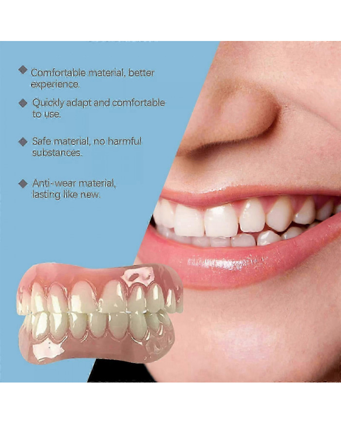 Fit Denture Silicone Reline Kit Soft Denture Regarnissage Pour Hommes Et Femmes