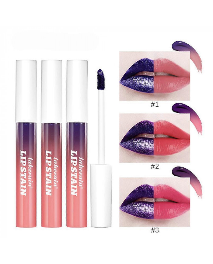 3Pcs Teinture à lèvres, Peel Off Lip Liner Tattoo - Longue durée, imperméable à l’eau et résistant au transfert [...]