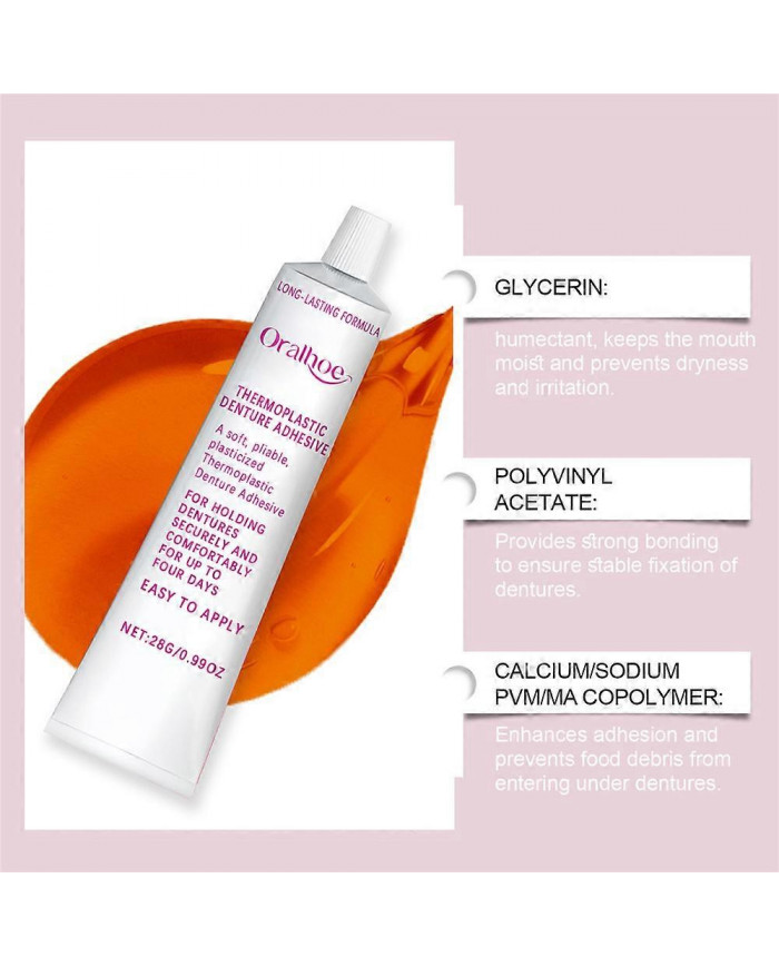 JEREMYTIS Adhésif thermoplastique pour prothèses dentaires