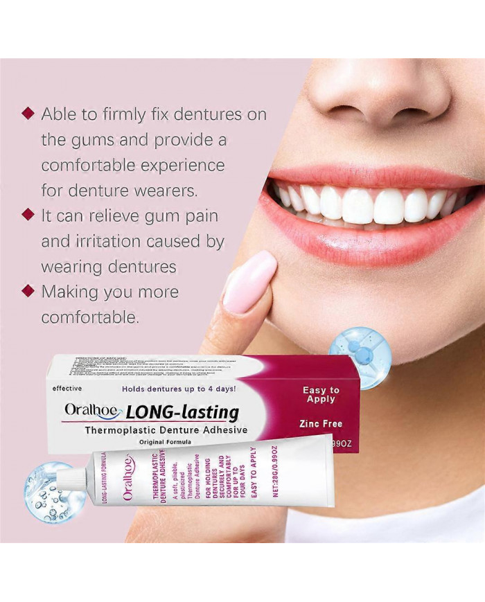 JEREMYTIS Adhésif thermoplastique pour prothèses dentaires