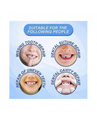 1-3pcs Résine Fausses Dents Gencives Solides Modification Des Matériaux D’obturation Temporaires Dentisterie [...]