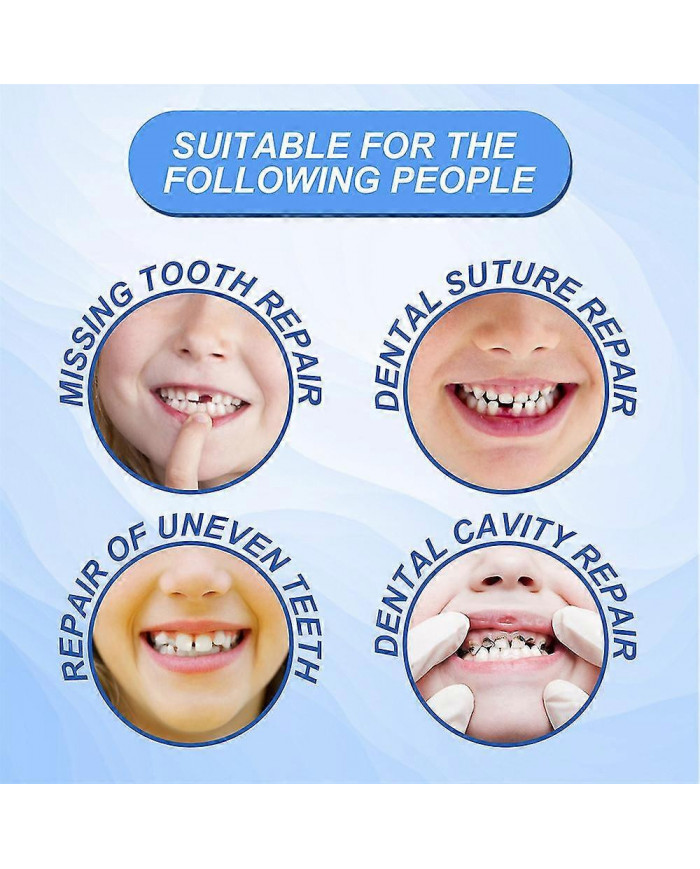 1-3pcs Résine Fausses Dents Gencives Solides Modification Des Matériaux D’obturation Temporaires Dentisterie [...]