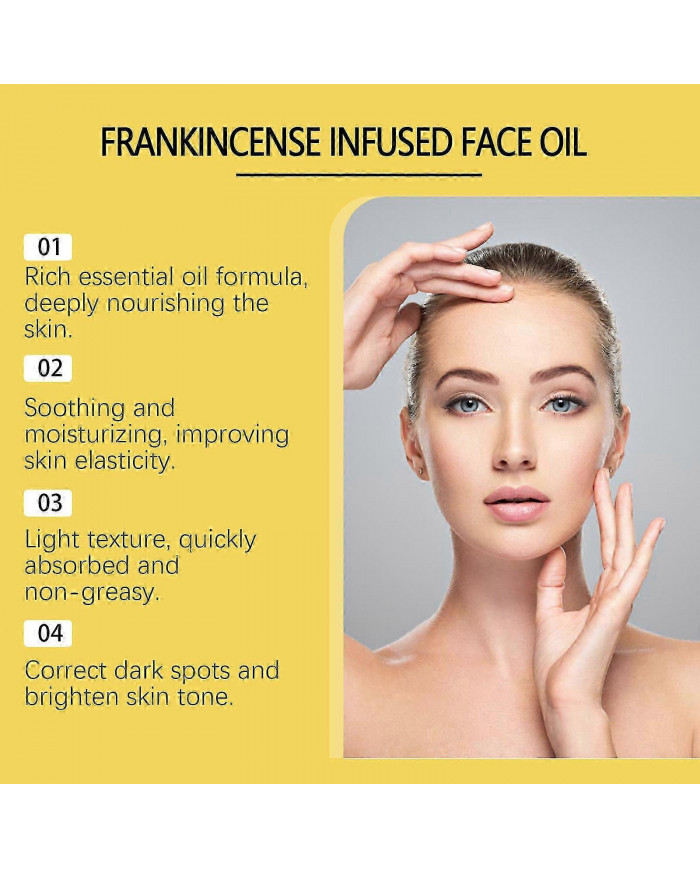 Résine d’encens infusé de graines noires biologiques, huiles de ricin et de jojoba pour le visage, hydratant [...]