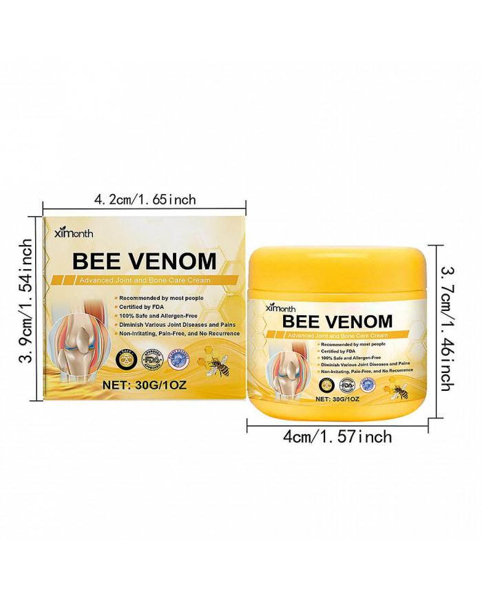 Crème de soin des articulations corporelles au venin d’abeille Crème de massage apaisante pour les douleurs [...]