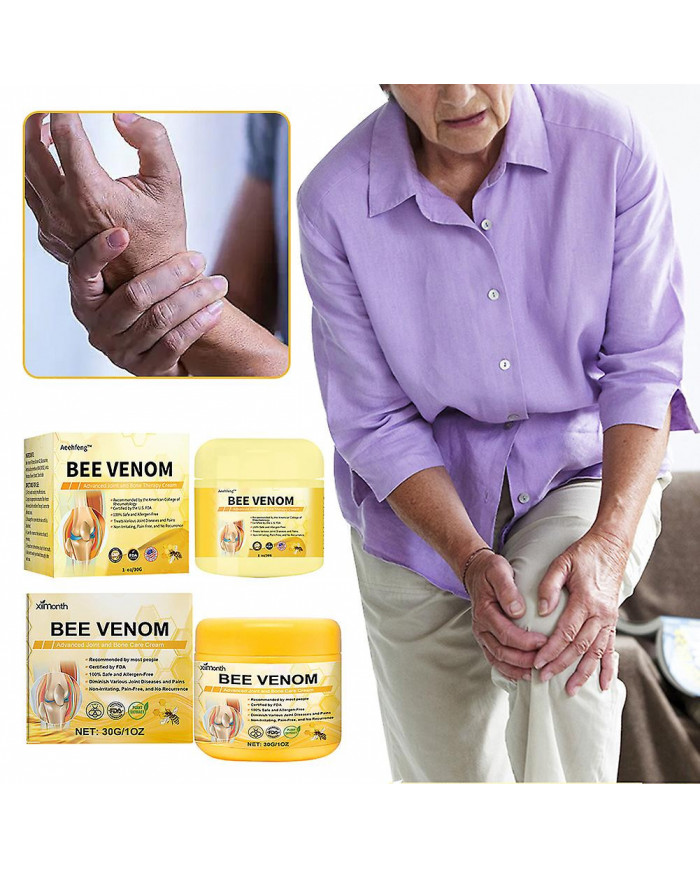 Crème de soin des articulations corporelles au venin d’abeille Crème de massage apaisante pour les douleurs [...]