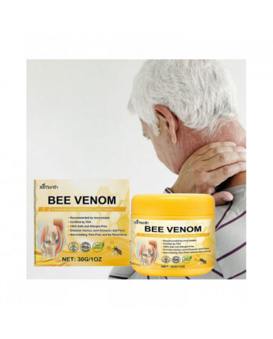 Crème de soin des articulations corporelles au venin d’abeille Crème de massage apaisante pour les douleurs [...]