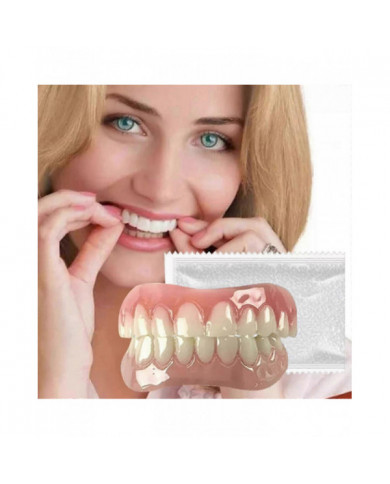 1-3x Kit de regarnissage en silicone de prothèse dentaire Perfect Fit Regarnissage de prothèse souple pour hommes [...]