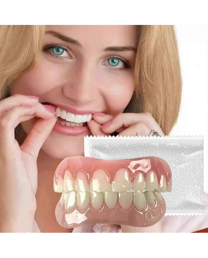 1-3x Kit de regarnissage en silicone de prothèse dentaire Perfect Fit Regarnissage de prothèse souple pour hommes [...]