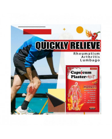 Capsicum Plaster Tiger Patchs chauds soulageant la douleur Soulagement des articulations musculaires 8/16/24/40x
