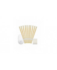 Kit d’élimination du cérumen fabriqué à la main de 40 pièces, fabriqué avec du papier enduit de cire d’abeille à 100 %