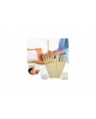 Kit d’élimination du cérumen fabriqué à la main de 40 pièces, fabriqué avec du papier enduit de cire d’abeille à 100 %