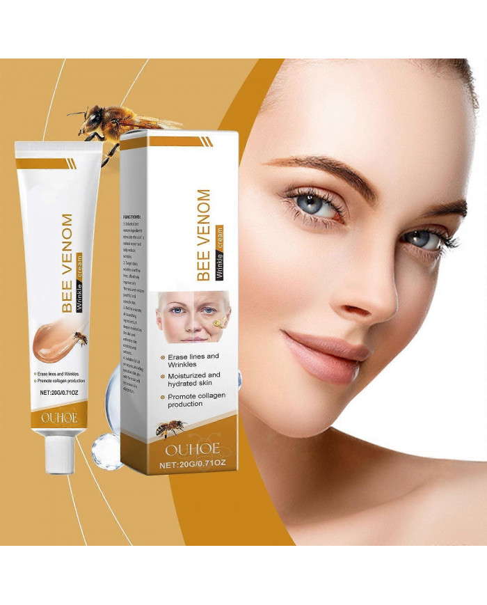 Crème anti-rides au venin d’abeille, Crème hydratante anti-rides pour le visage et le cou, Crème hydratante pour [...]