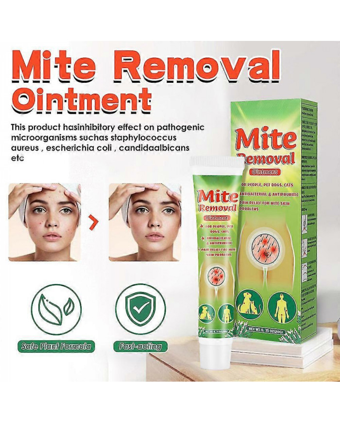 Crème de soin des acariens, Crème de soin du corps à base de plantes, Crème anti-acariens