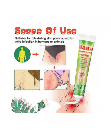 Crème de soin des acariens, Crème de soin du corps à base de plantes, Crème anti-acariens