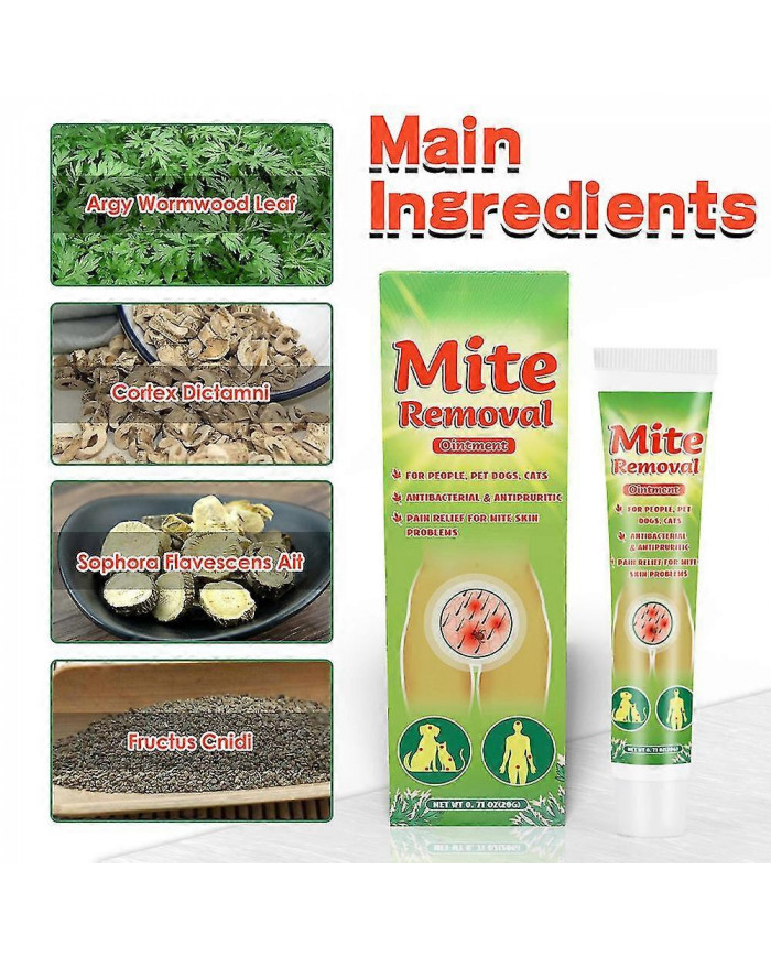 Crème de soin des acariens, Crème de soin du corps à base de plantes, Crème anti-acariens