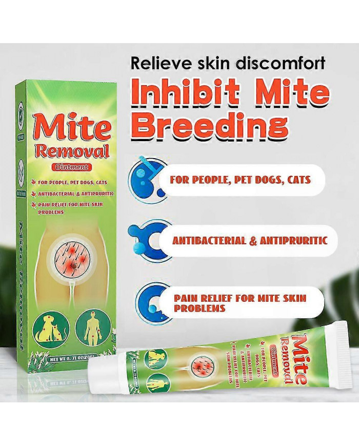 Crème de soin des acariens, Crème de soin du corps à base de plantes, Crème anti-acariens