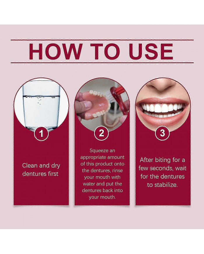 Adhésif thermoplastique pour prothèses dentaires pour le réajustement et le serrage Les prothèses amovibles [...]