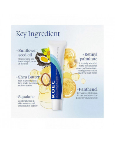 Rétinol Vitamine A Crème hydratante Anti-rides Corriger le teint de la peau Éclaircir la peau Réduire le [...]