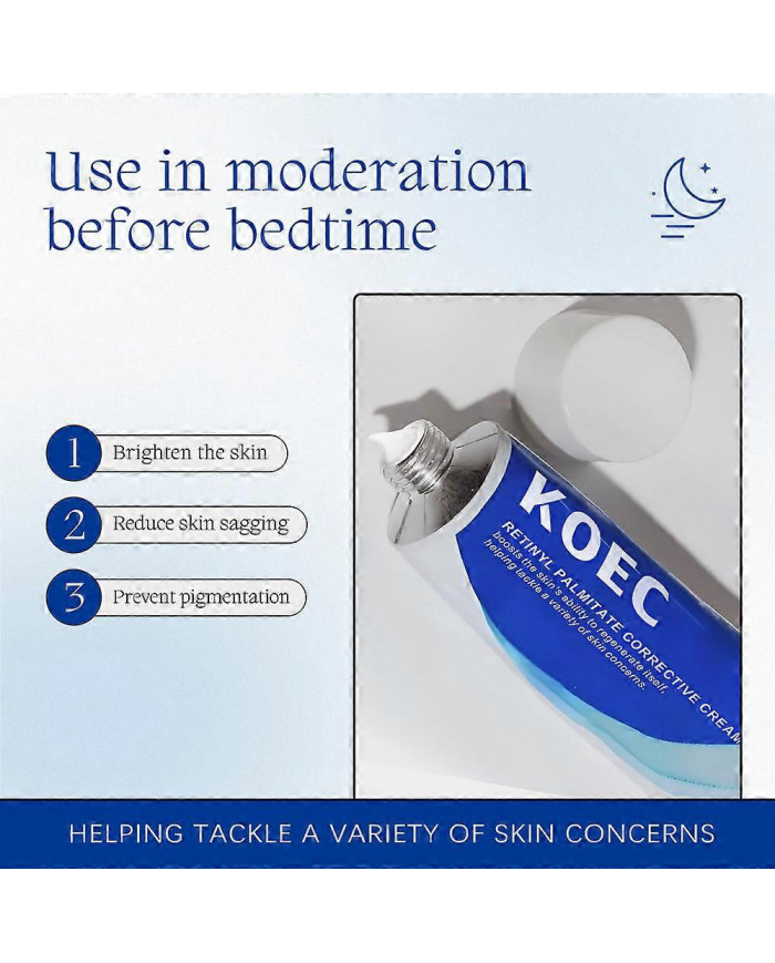 Rétinol Vitamine A Crème hydratante Anti-rides Corriger le teint de la peau Éclaircir la peau Réduire le [...]