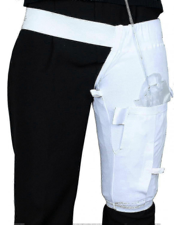 Porte-sac de jambe de cathéter, housse de support de sac de jambe d’urine avec ceinture de taille, manchon de sac [...]