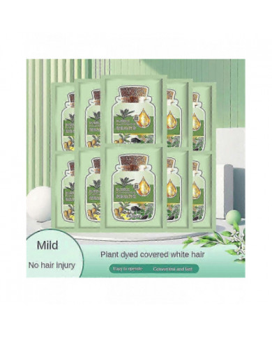 1-10pcs Bubble Hair Dye Shampooing Longue Durée Permanente Couverture Rapide Gris Blanc Naturel Nourrissant [...]