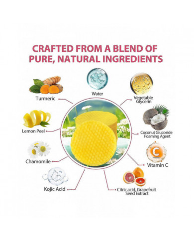 40-160pcs Curcuma Kojic Acide Exfoliant Nettoyant Tampons Doux Visage Nettoyant Outil Soins Du Visage Fournitures Tw