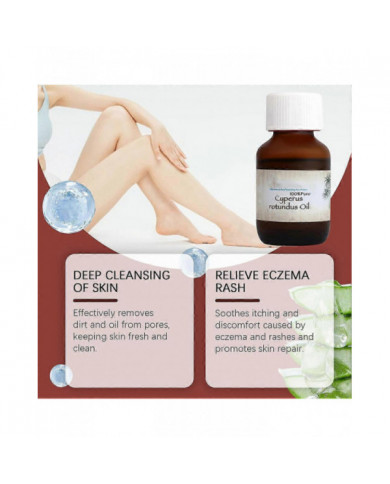 Huile Cyperus Rotundus pour l’épilation Ralentissement/réduction Huile de croissance des poils du corps Huile de [...]