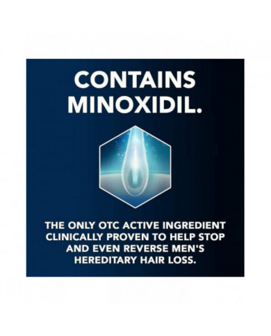 Regaine Mens Extra Strength Solution de repousse de perte de cheveux - 60ml 1 mois d’approvisionnement