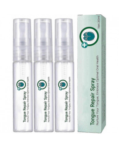 Spray réparateur de langue, éliminateur d’odeurs buccales pour la sécheresse et la mauvaise haleine, spray de [...]
