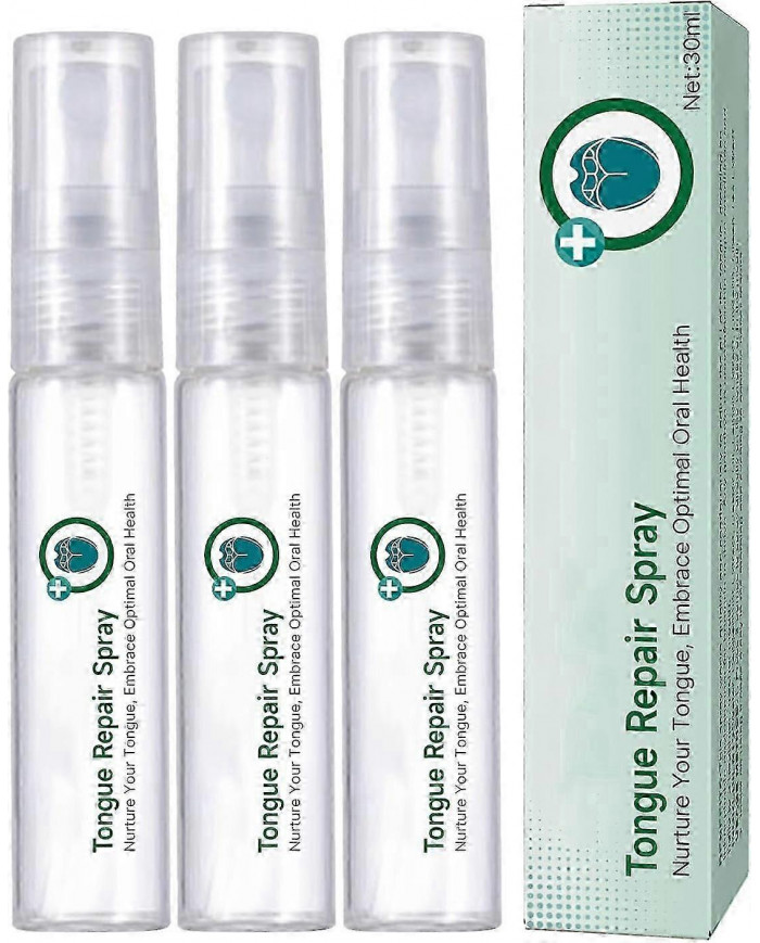 Spray réparateur de langue, éliminateur d’odeurs buccales pour la sécheresse et la mauvaise haleine, spray de [...]