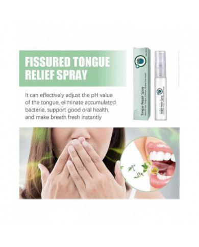 Spray réparateur de langue, éliminateur d’odeurs buccales pour la sécheresse et la mauvaise haleine, spray de [...]