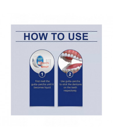 Kit de regarnissage de prothèse dentaire en silicone Soft, sûr et durable Kit de regarnissage en silicone Dents [...]