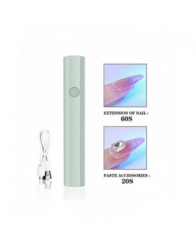 Lulou Magic Solid Nail Glue Kit 3-en-1 Nail Art Kits pour la presse à ongles sur les ongles