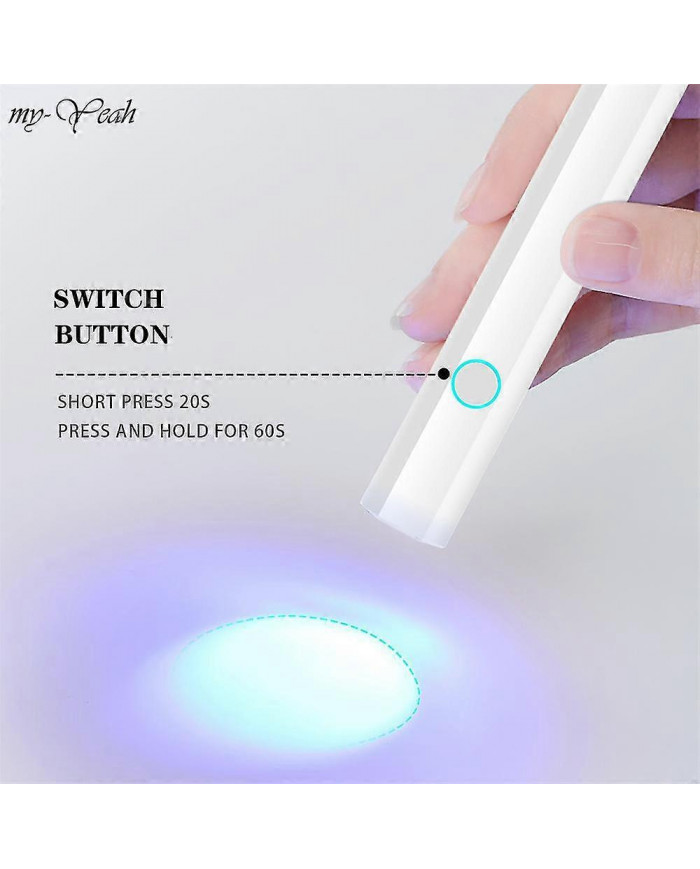 Lulou Magic Solid Nail Glue Kit 3-en-1 Nail Art Kits pour la presse à ongles sur les ongles