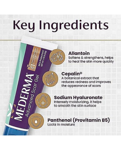 Mederma Advanced Gel pour cicatrices 0,70 oz (20 g)