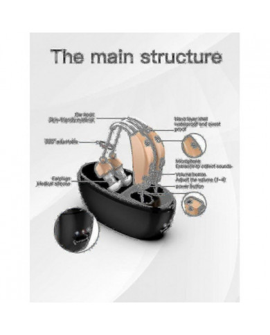 Aides auditives rechargeables avec base de charge