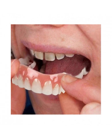 Extra Thin Fake Bright White Tooth Faceers Silicone Soft Safe Adhesive Denture Hide Hide Shade Braces Comfortable [...]