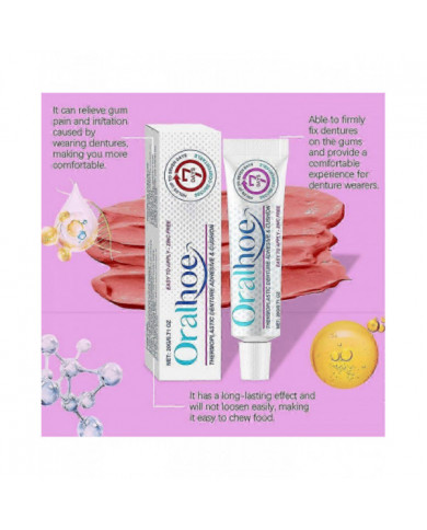 1/2/3PCS Jeremytis Thermoplastic Denture Adhesive,Jeremytis Denture Adhesive