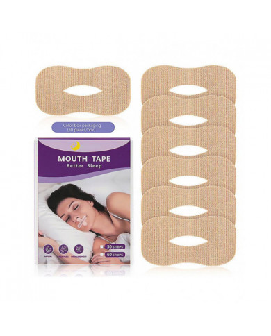 Bande buccale pour dormir Bandes anti-ronflement de 30 unités pour améliorer la respiration nasale et réduire les [...]