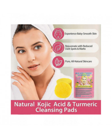 40-160pcs Curcuma Kojic Exfoliant Pads Outil Visage Soins du Visage